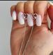Сережки-протяжки срібні з сердечком і камінчиком &laquo;Святослава&raquo; 7 см SD0346 фото 5