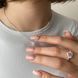 Комплект серебряный женский с розовыми циркониями в форме сердца "Сияние любви" SD0359.345 фото 3
