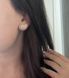 Серебряные серьги-каффы с крылышками "Кортни" Стильные сережки-каффы из серебра SD0440 фото 2